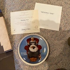 Knowles Mending Time Plate